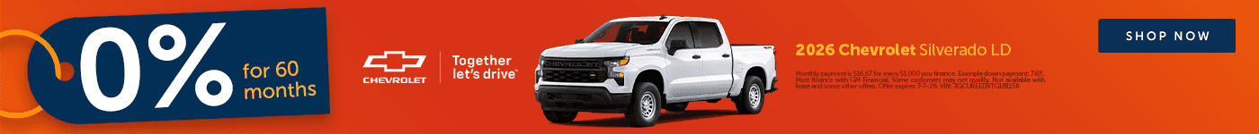 June Silverado Offer