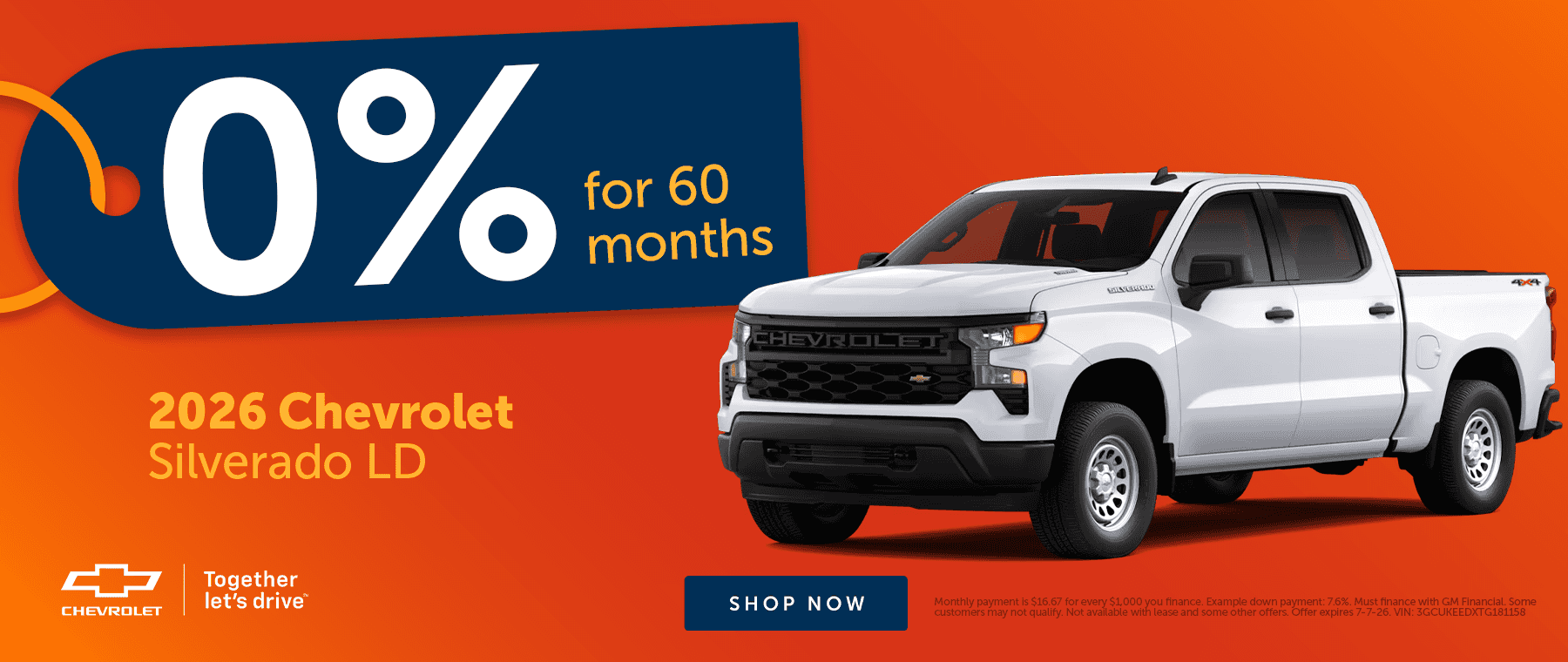 June Silverado Offer