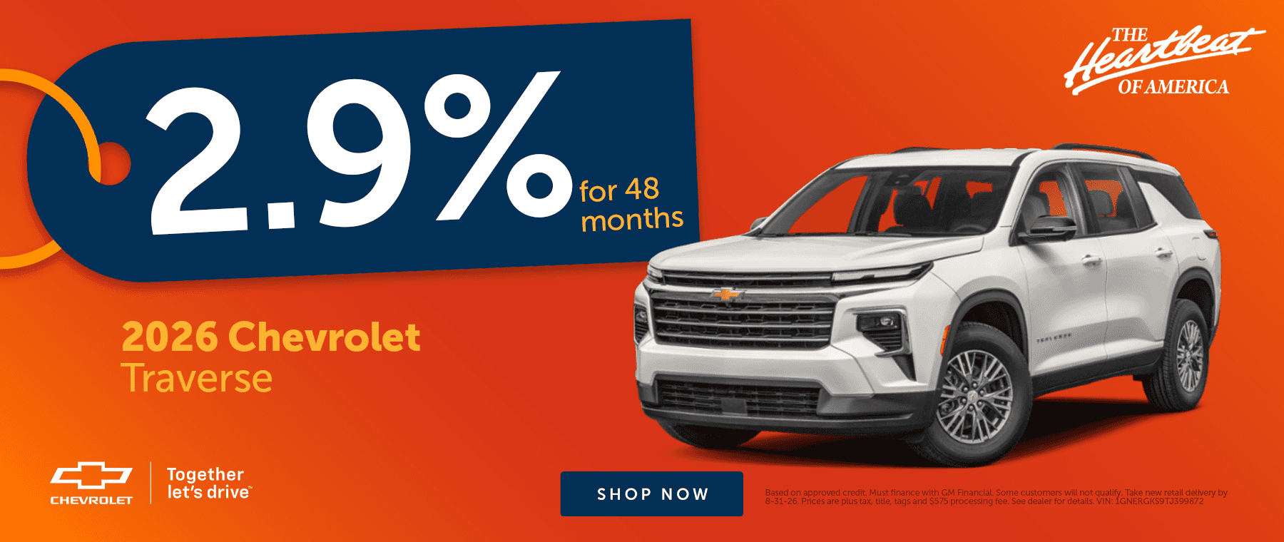 August Traverse Offer