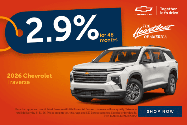 Traverse Savings!