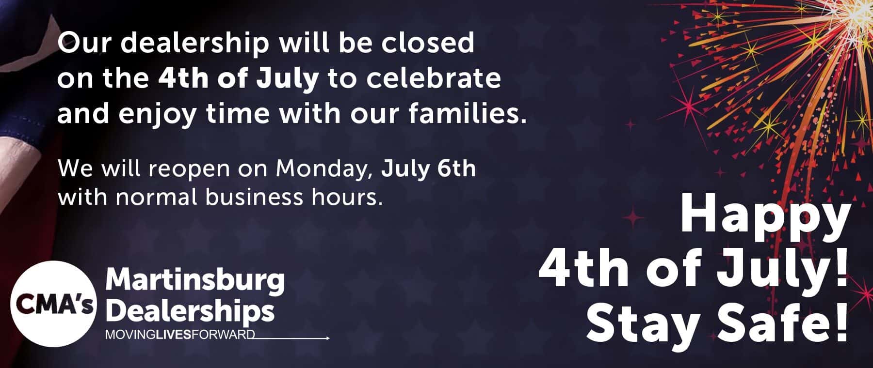 4th of July Holiday Hours