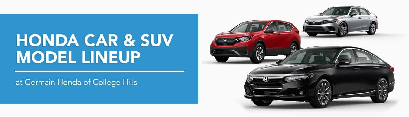 Honda Model Line-Up at Germain Honda of College Hills