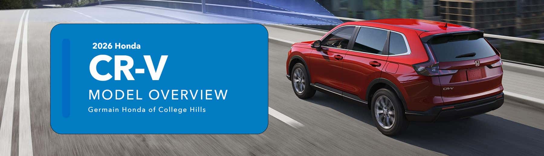 Honda CR-V Review Honda of College Hills