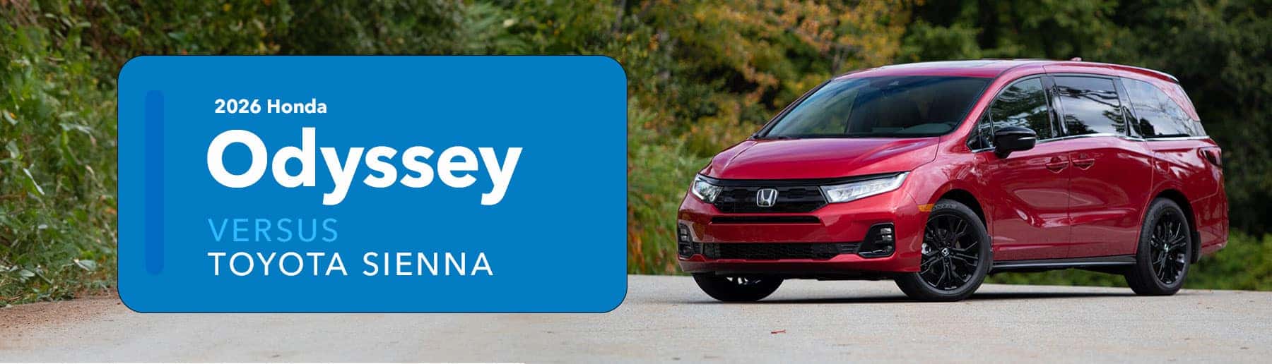 Honda Odyssey vs Toyota Sienna - Germain Honda of College Hills