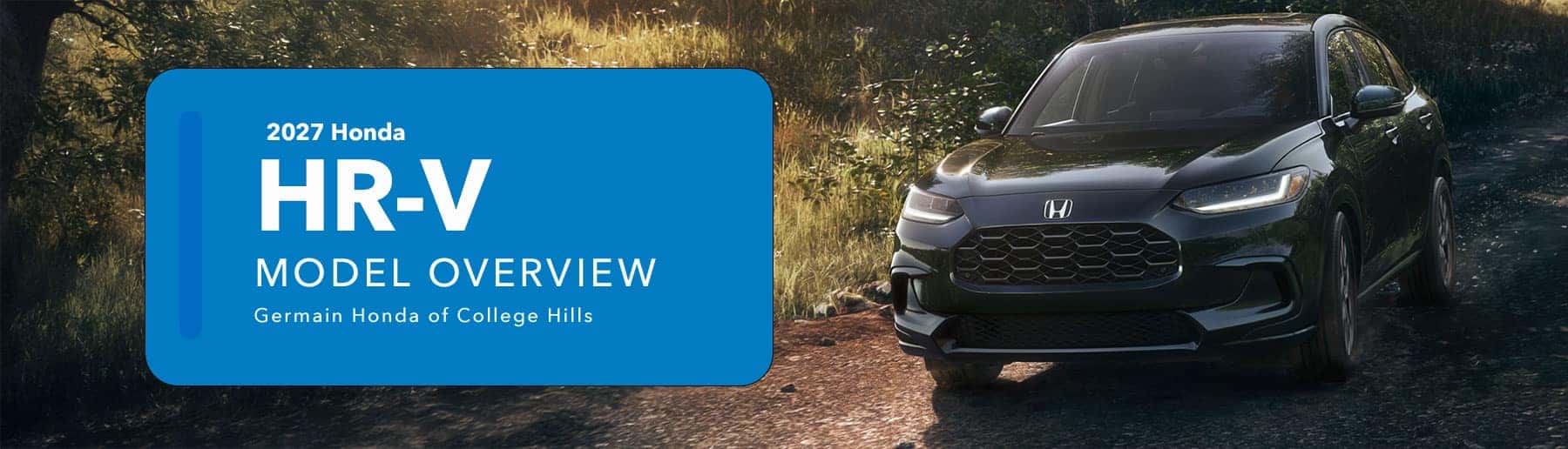 Honda HR-V Model Overview - Germain Honda of College Hills