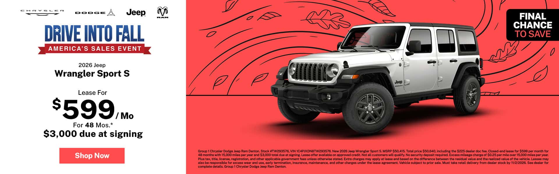 Wrangler Sport S