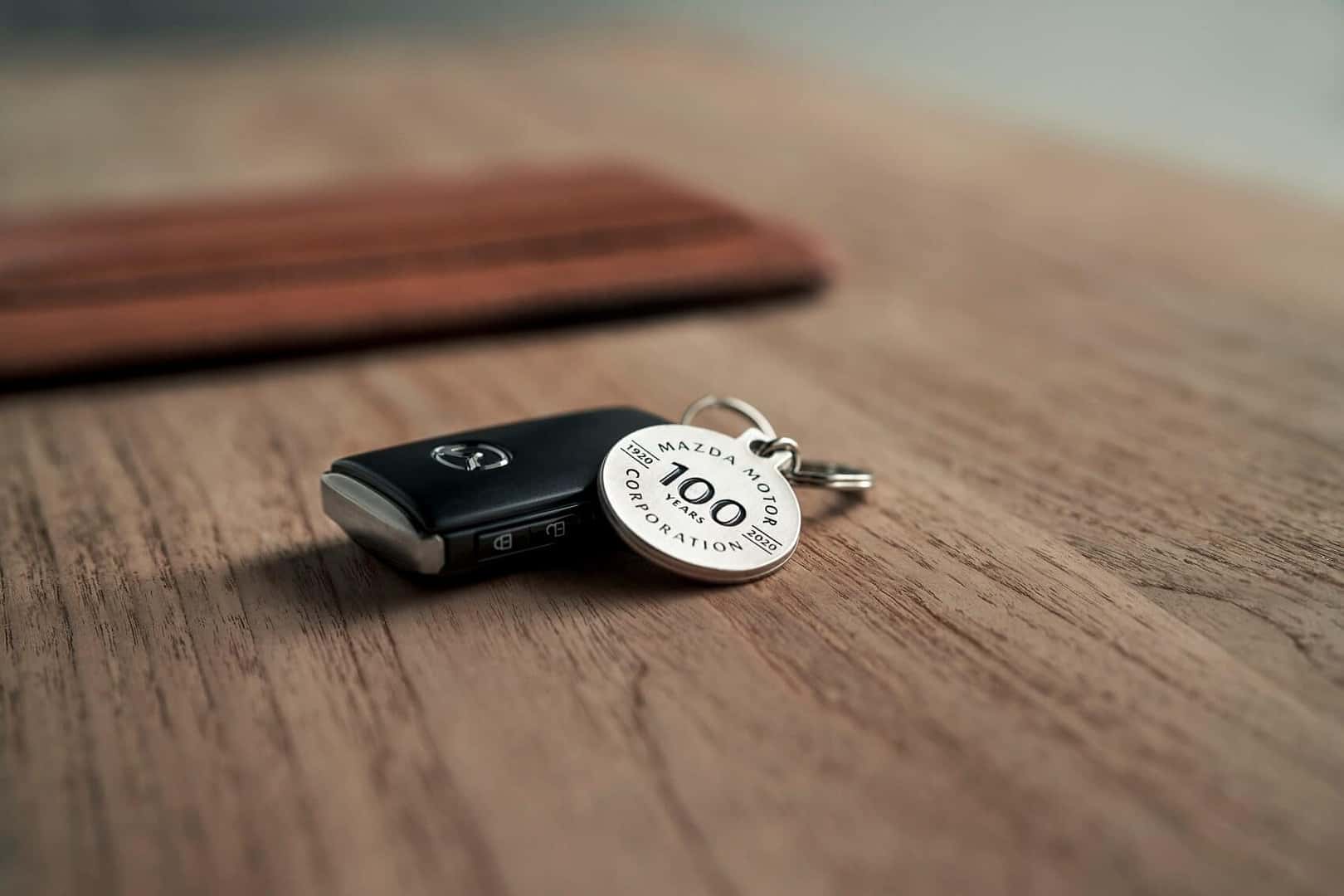 Mazda Car Keys on Table