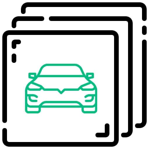 Car in selection window