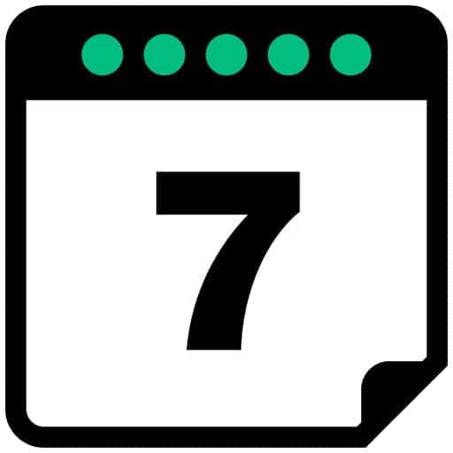 7 in calendar