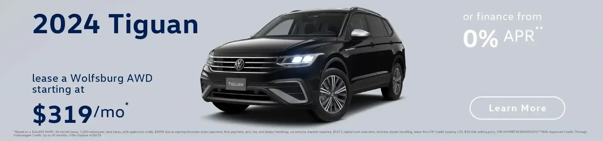 2024 Tiguan Special at Emich Volkswagen of Boulder