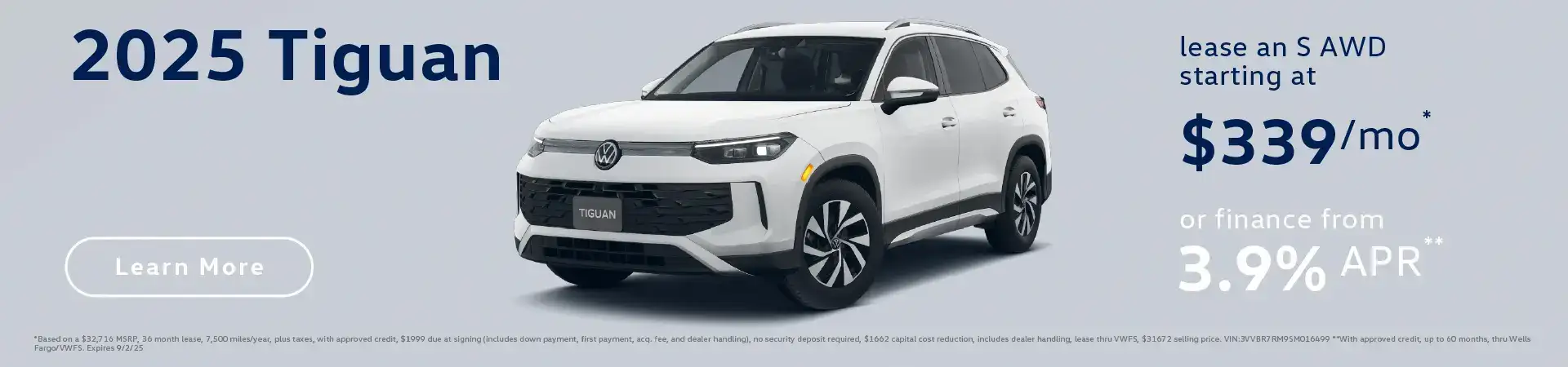 2025 Tiguan Special at Emich Volkswagen of Boulder