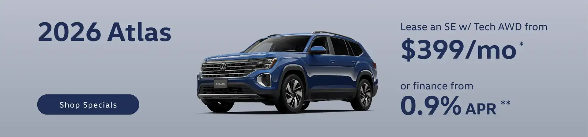 2026 Atlas Special at Emich Volkswagen of Boulder