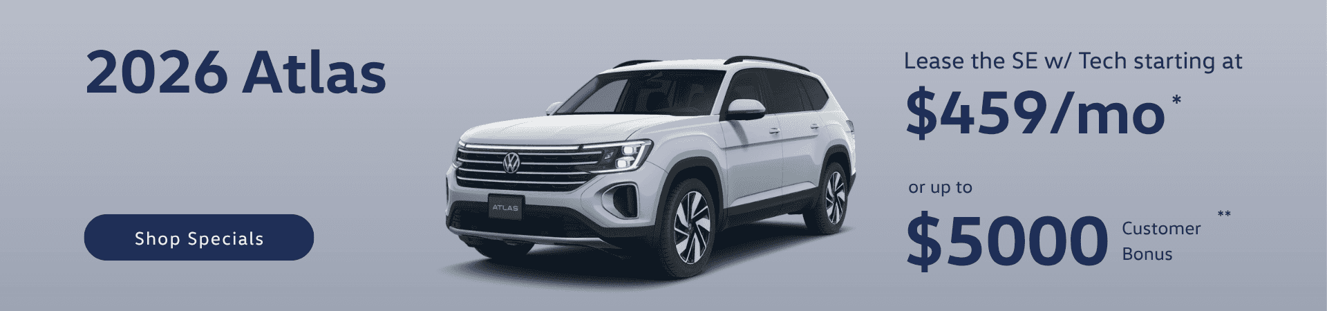 Emich VW of Boulder September 2026 2026 Atlas Special