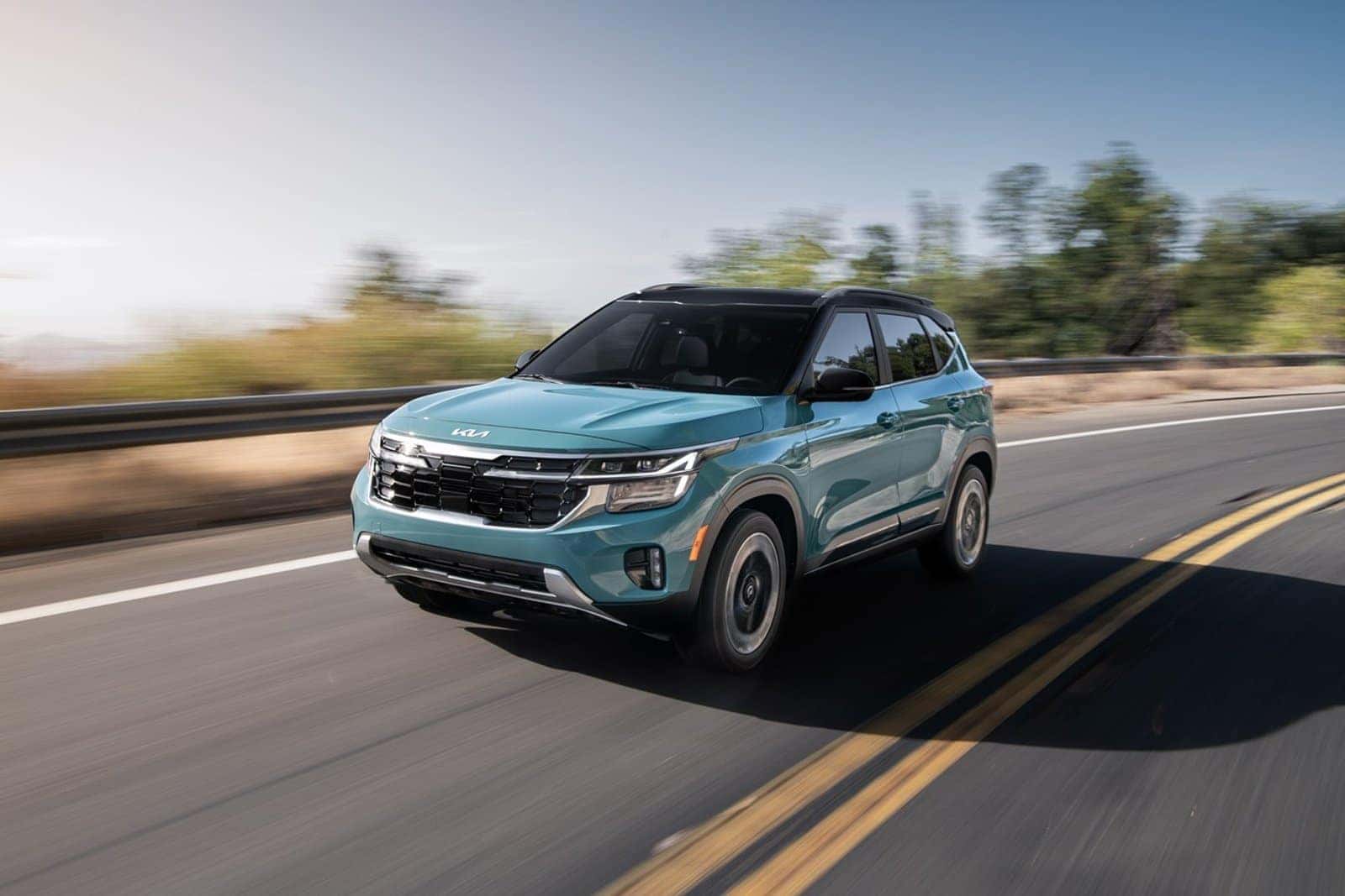 2026 Kia Seltos, front three-quarter view