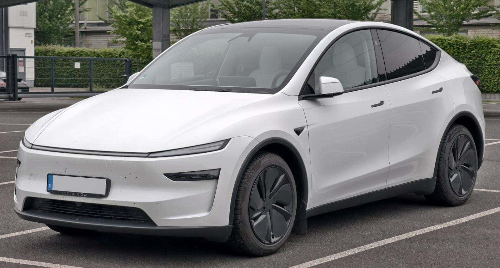 2026 Tesla Model Y, front three-quarter view