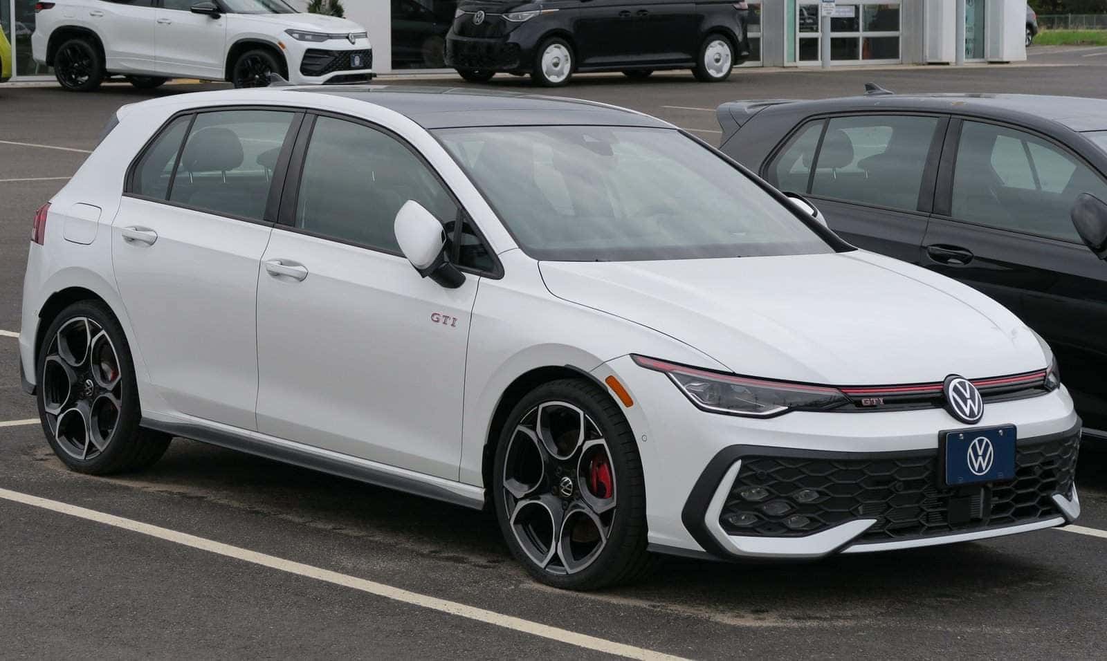 2026 Volkswagen Golf GTI, front three-quarter view