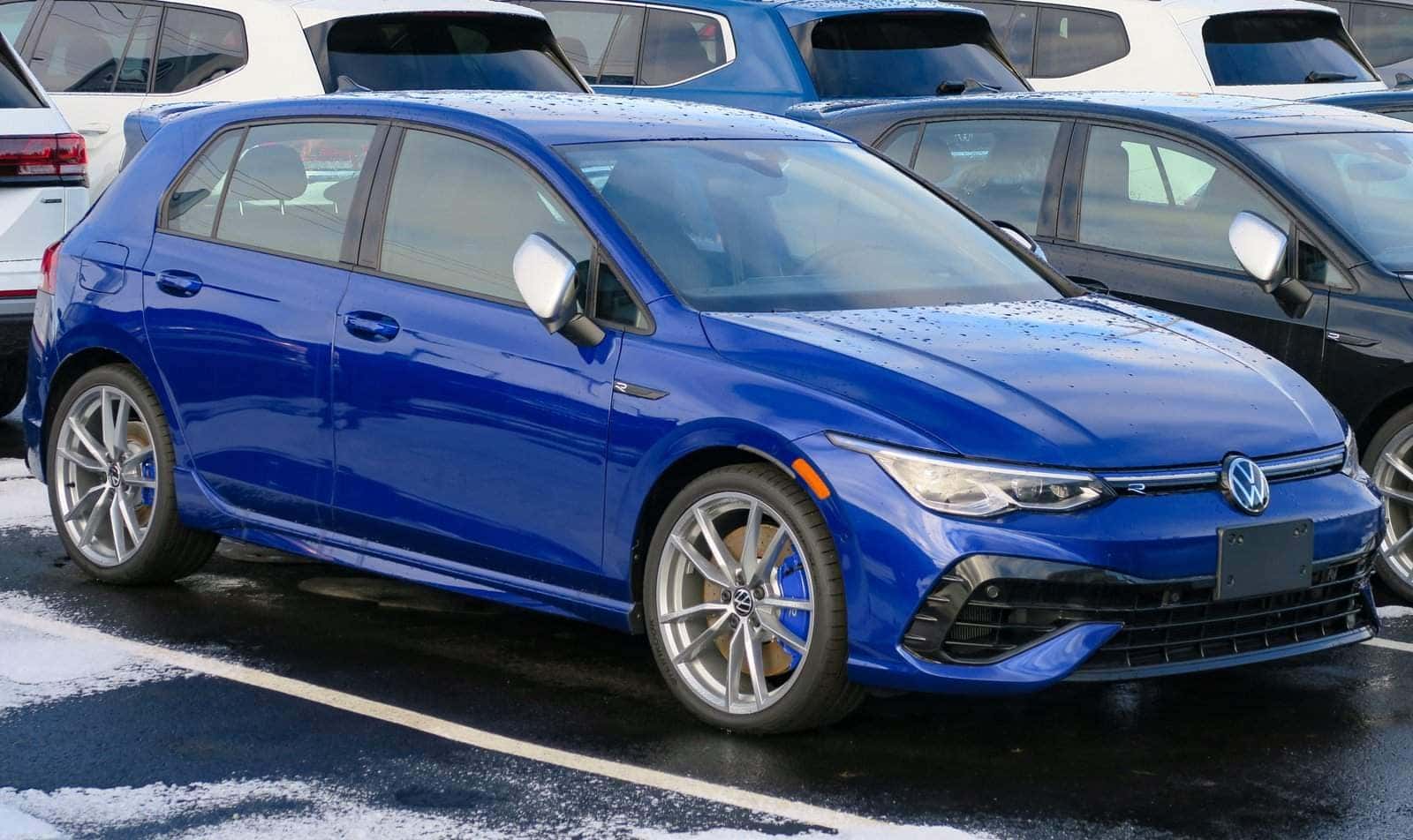 2026 Volkswagen Golf R, front three-quarter view