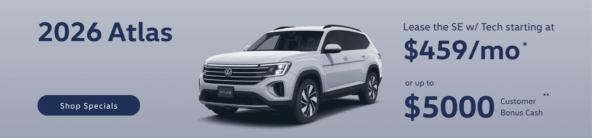 Emich VW of Boulder 2026 Atlas September Special