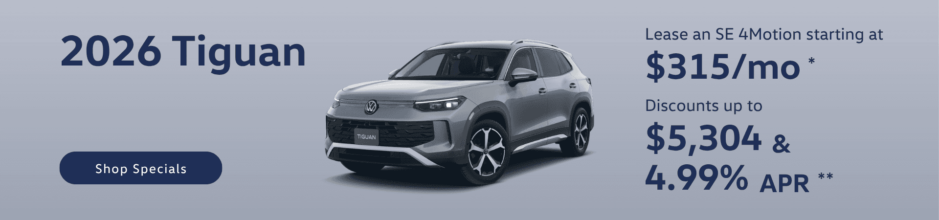 2026 Tiguan October Discounts Emich VW of Boulder
