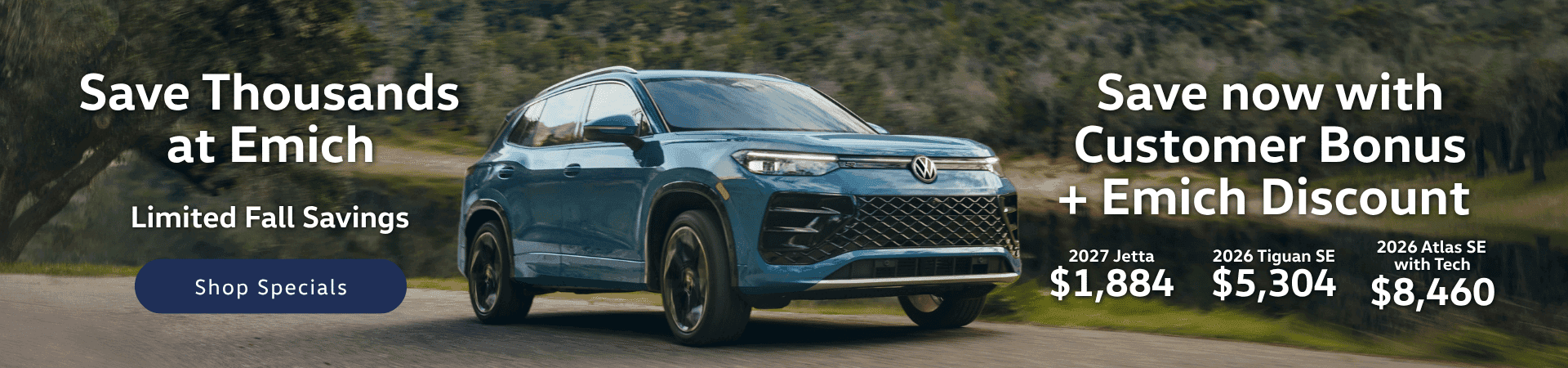 Combined Offer Discounts Emich VW of Boulder