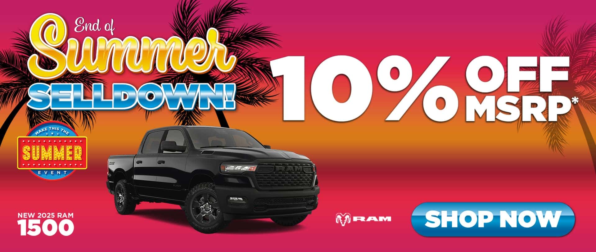 New 2025 Ram 1500 Banner