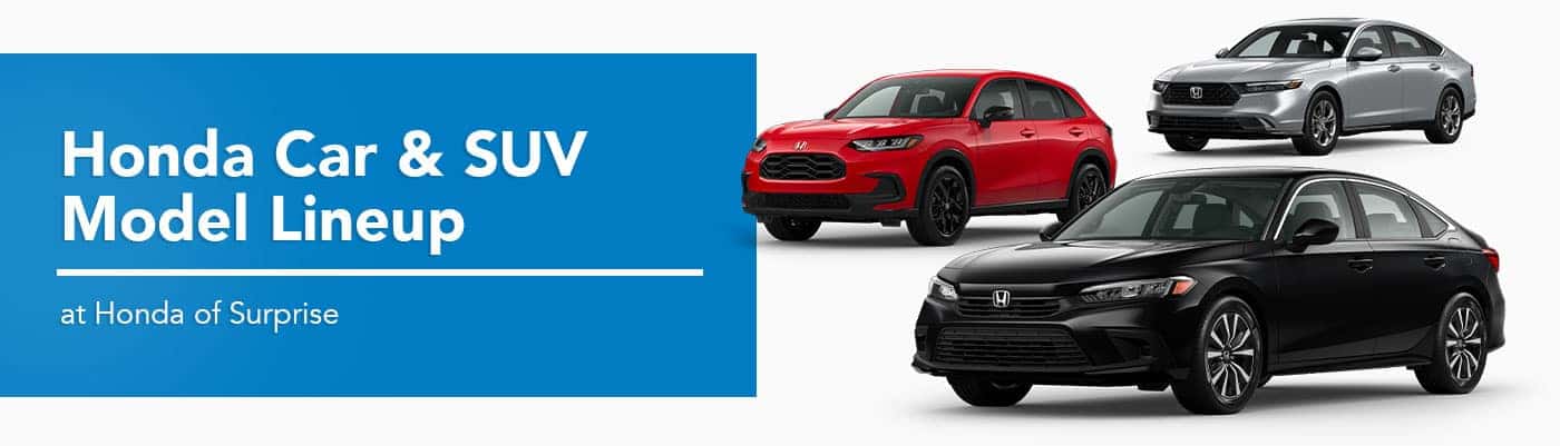 Honda Model Line-Up at Germain Honda of Surprise