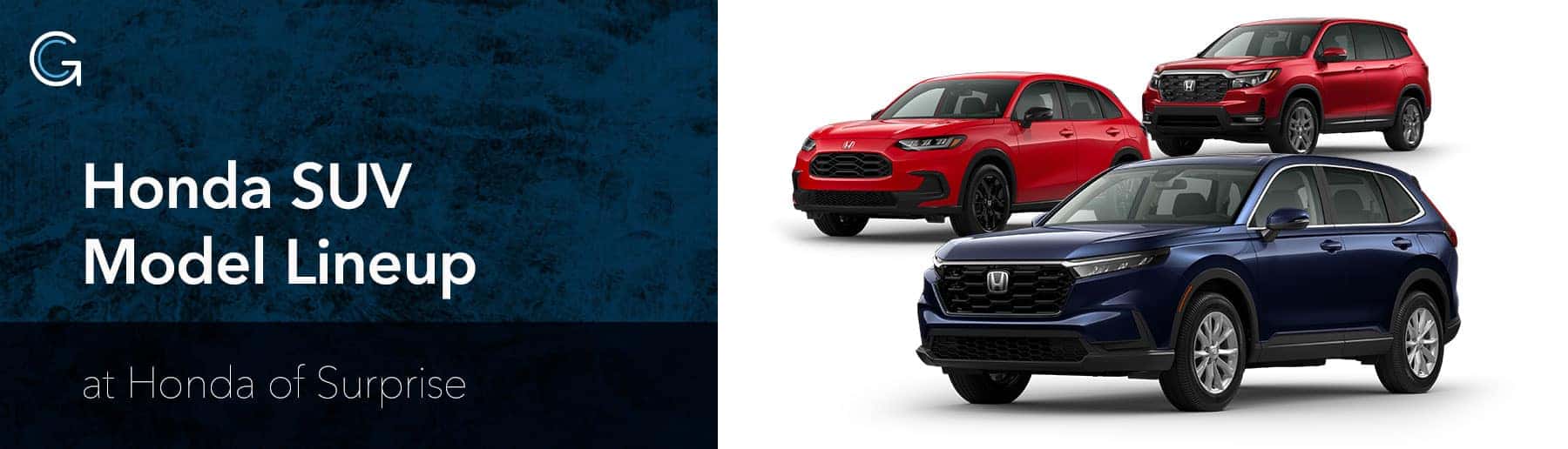 Honda SUV Model Lineup at Germain Honda of Surprise