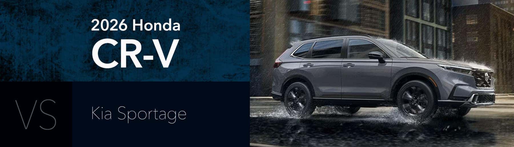 Honda CR-V vs. Kia Sportage | Model Comparison | Germain Honda of Surprise