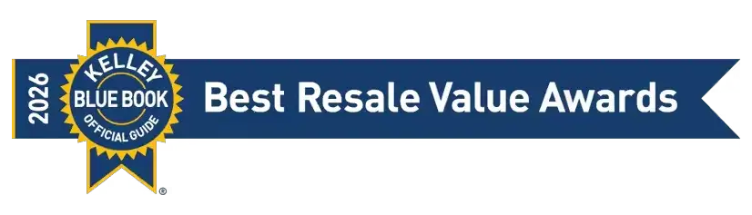 Kelley Blue Book Resale Value Awards