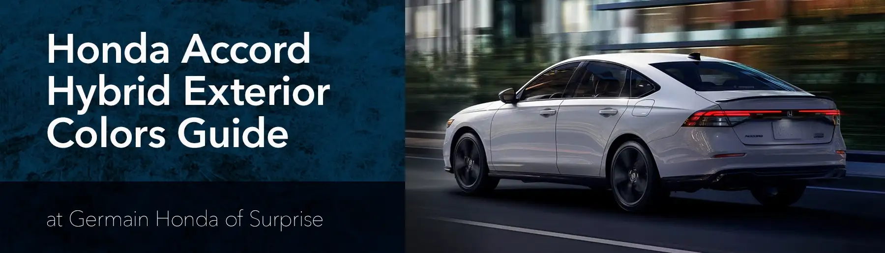 Honda Accord Hybrid Exterior Colors Guide - Germain Honda of Surprise
