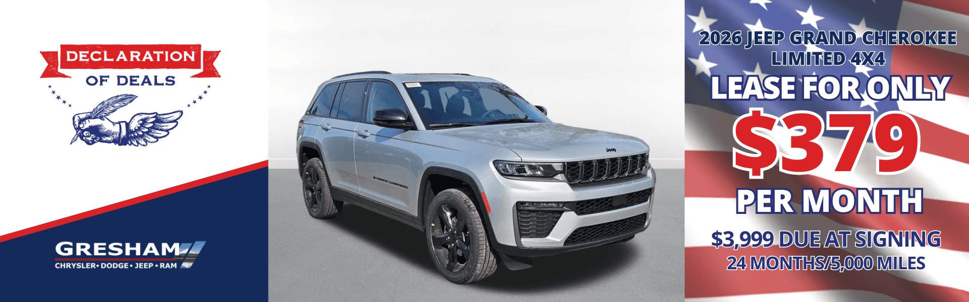 2026 JEep Grand Cherokee Limited Offer