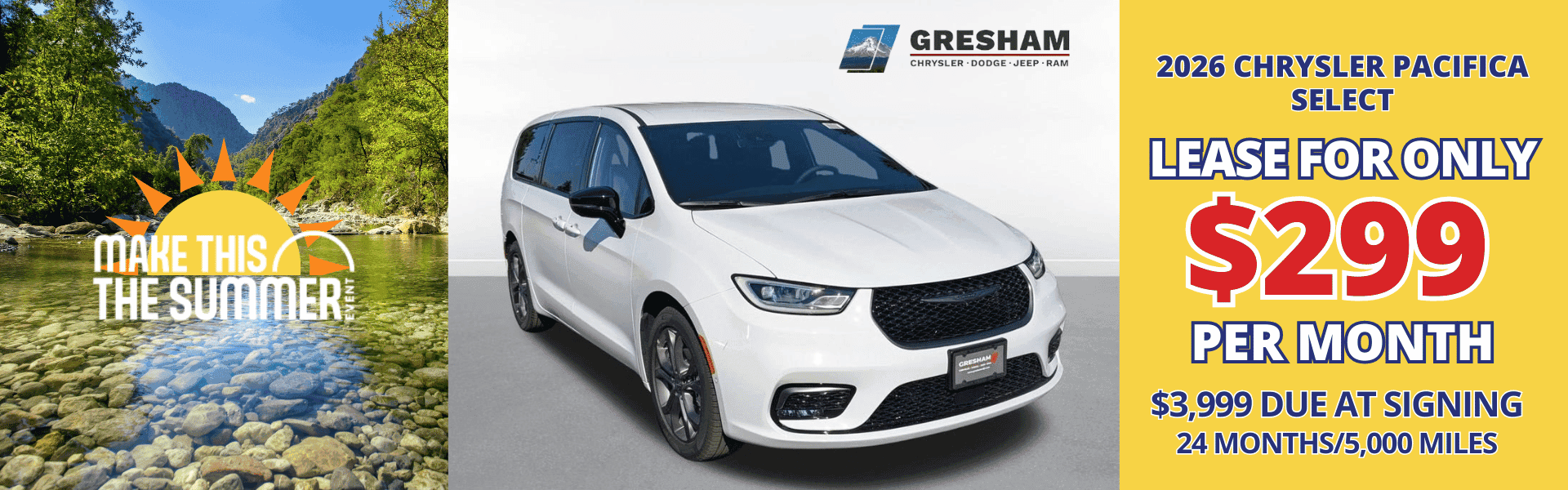 2026 Chrysler Pacifica offer