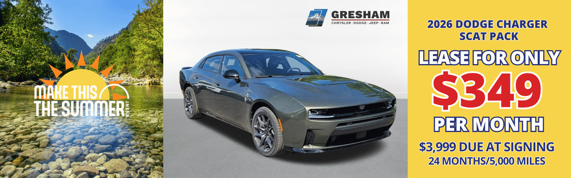 2026 Dodge Charger Scat Pack Offer