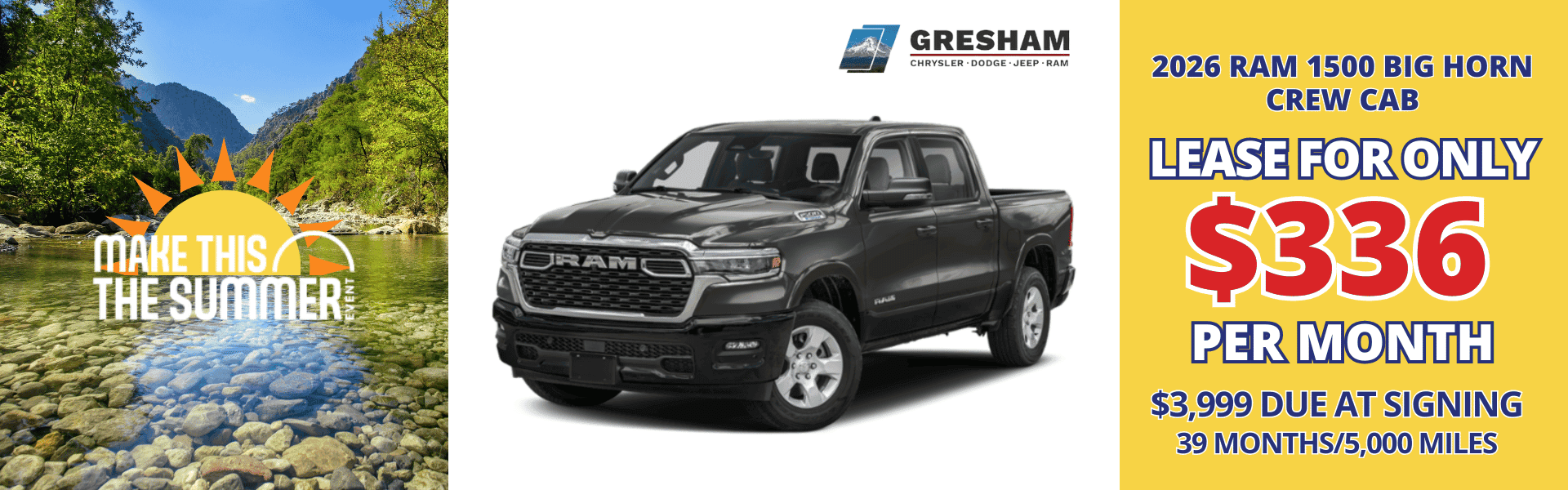 2026 Ram 1500 Big Horn Offer
