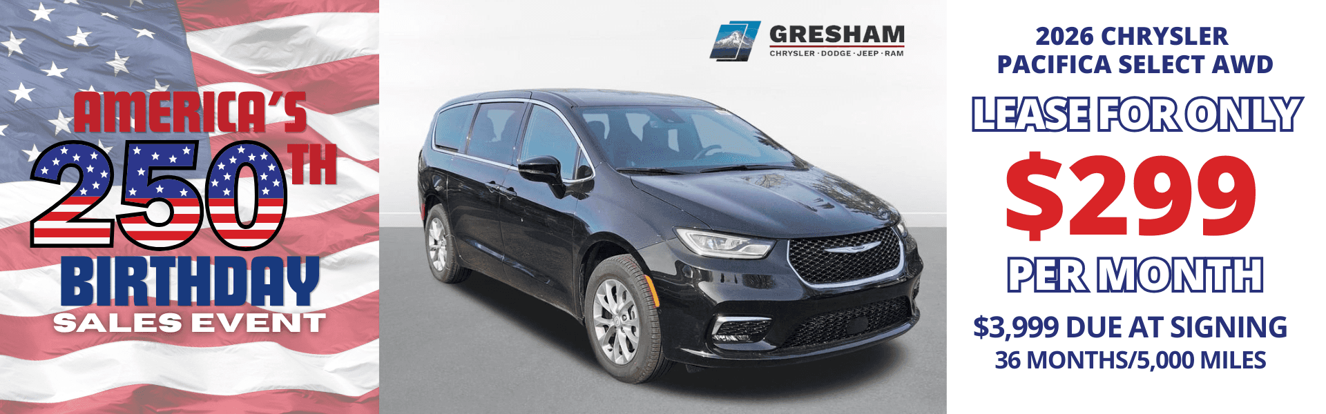 2026 Chrysler Pacifica offer