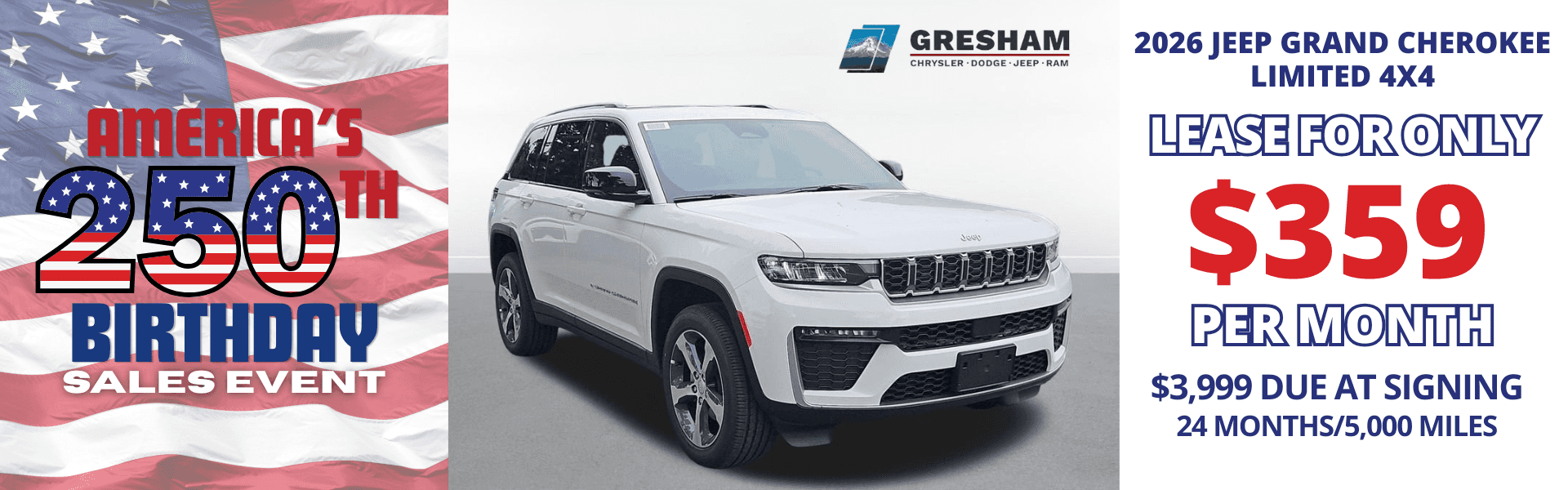 2026 Jeep Grand Cherokee Limited Offer
