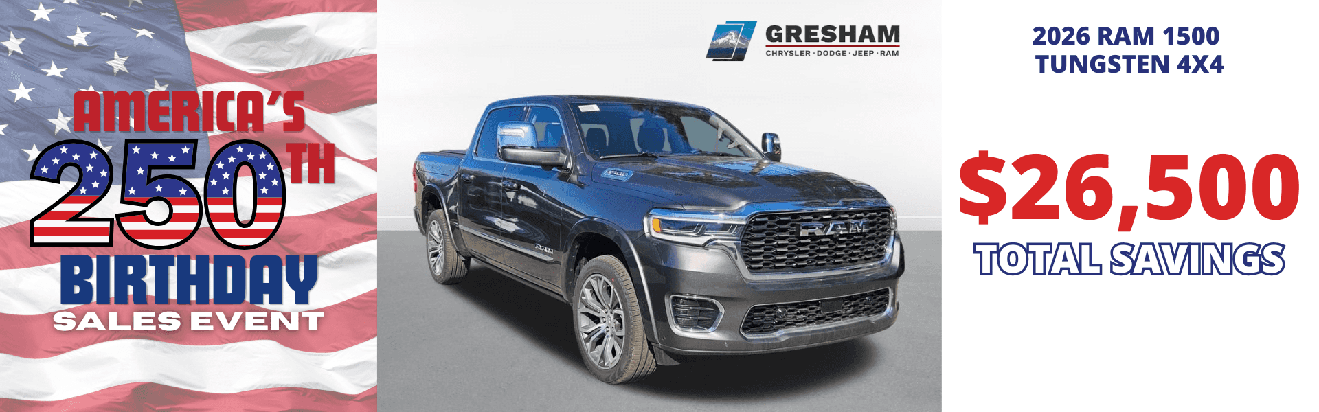 2026 Ram 1500 Tungsten Offer