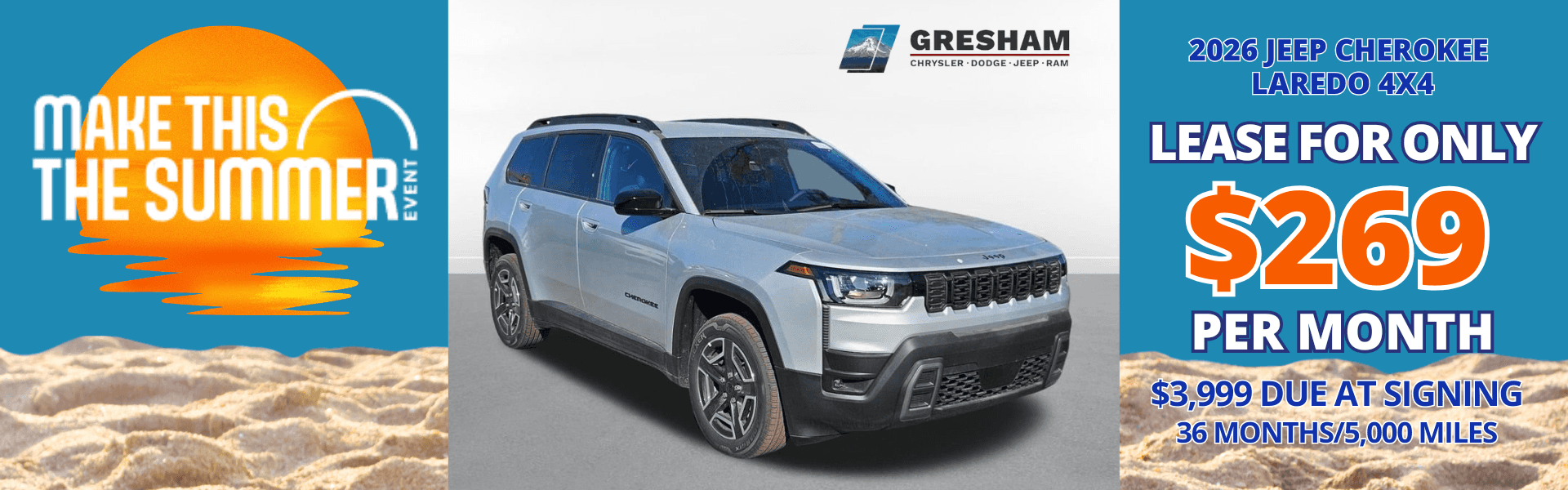 2026 Jeep Cherokee Laredo Offer