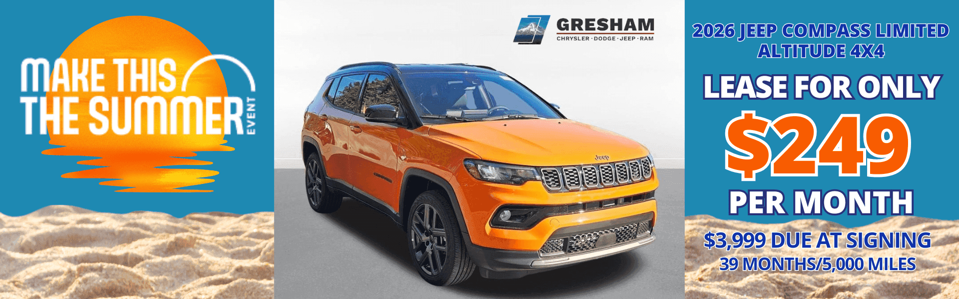 2026 Jeep Compass Limited Offer