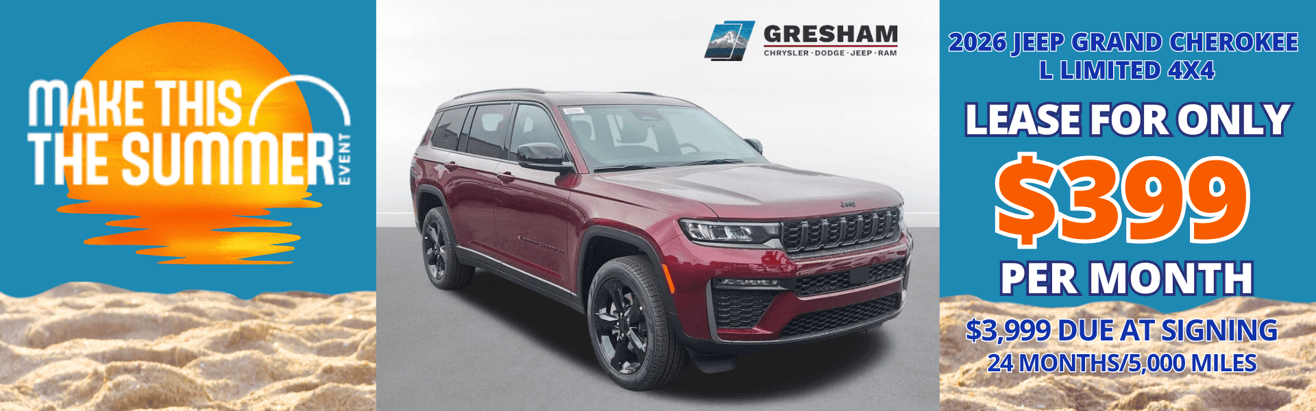 2026 Jeep Grand Cherokee L Limited Offer