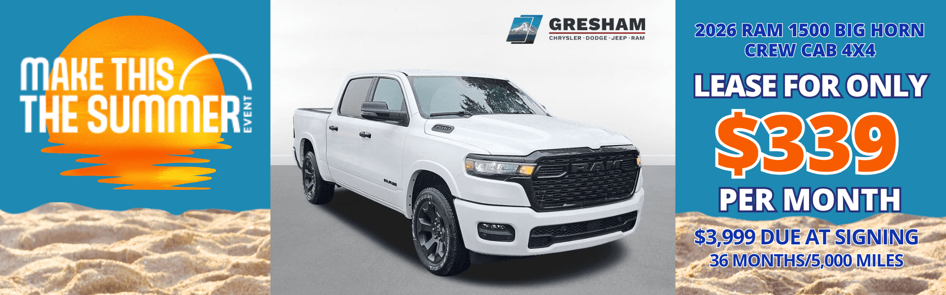 2026 Ram 1500 Big Horn Offer
