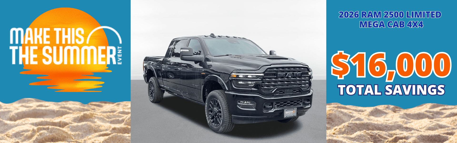 2026 Ram 2500 Limited Mega Cab Offer