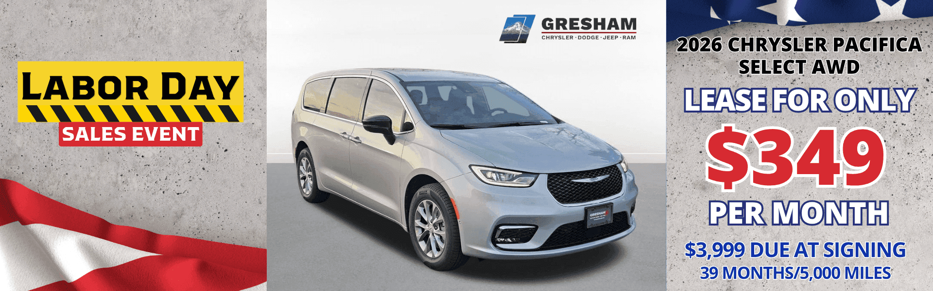 2026 Chrysler Pacifica offer