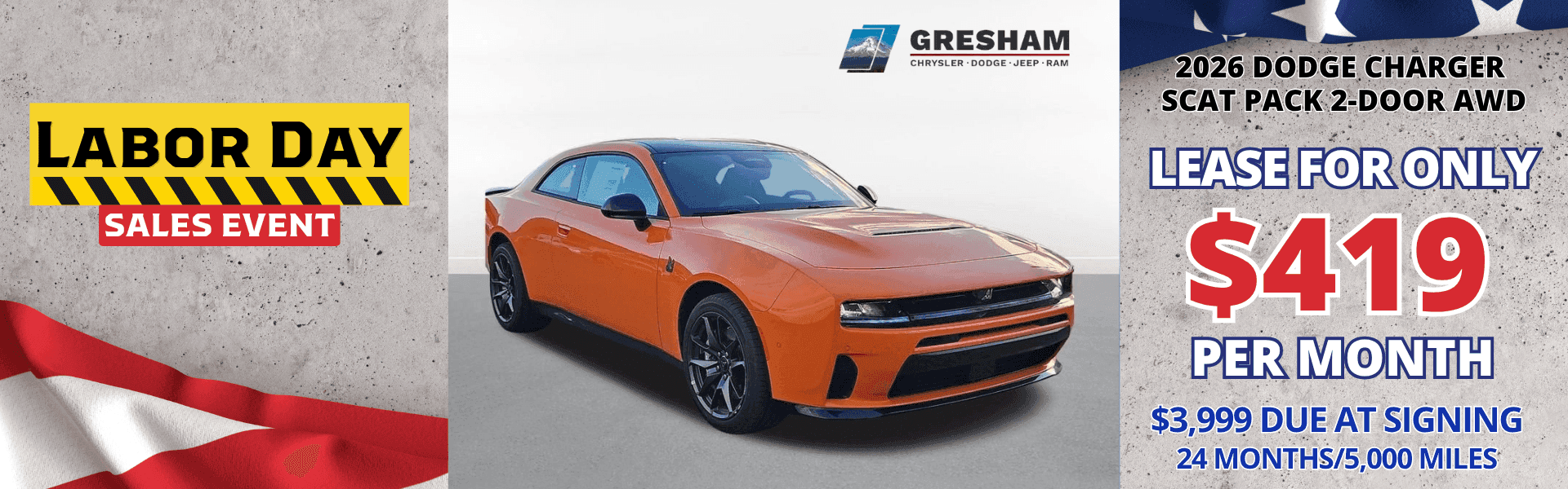 2026 Dodge Charger Scat Pack Offer