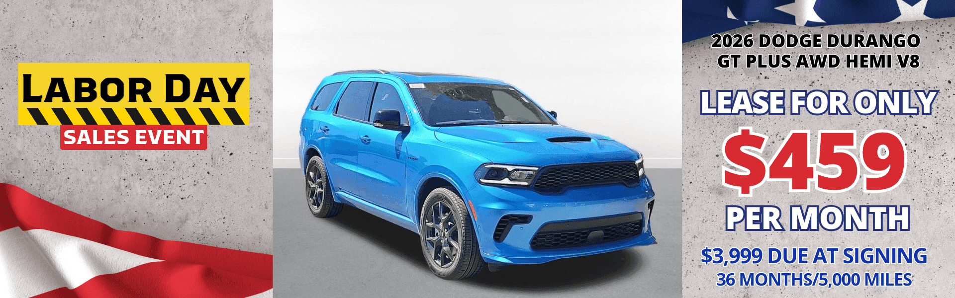 2026 Dodge Durango GT Plus Offer