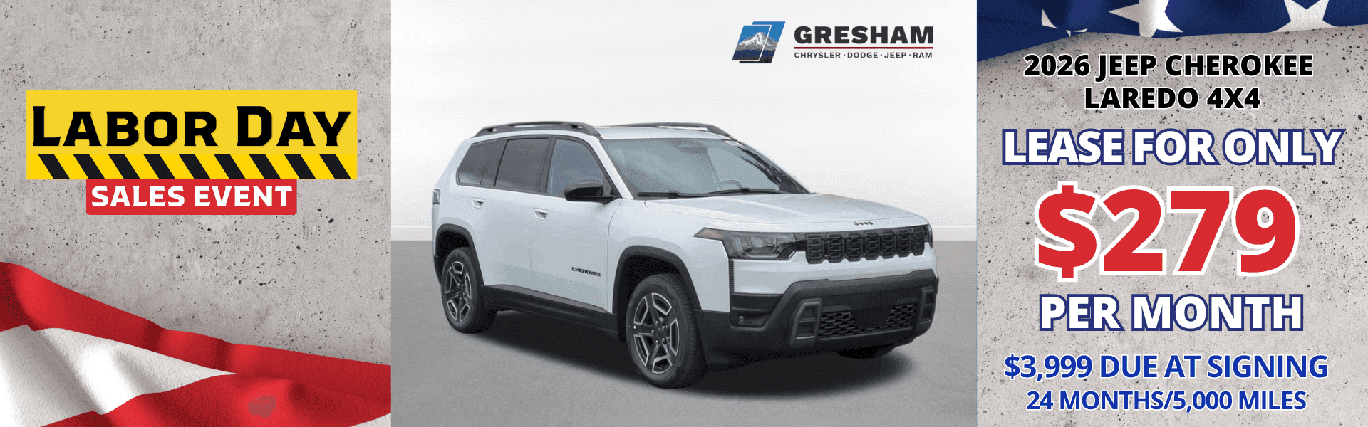 2026 Jeep Cherokee Laredo Offer