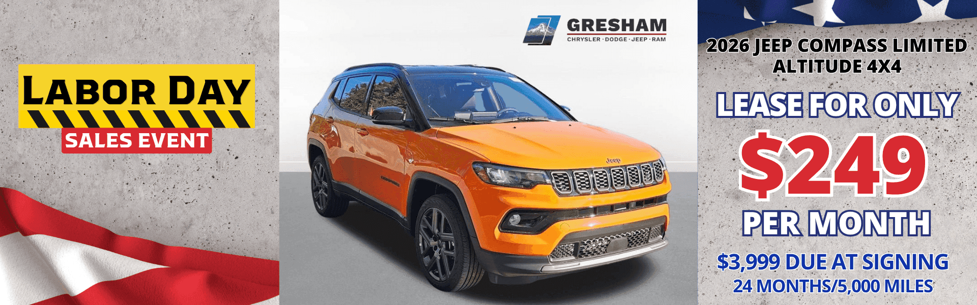 2026 Jeep Compass Limited Offer
