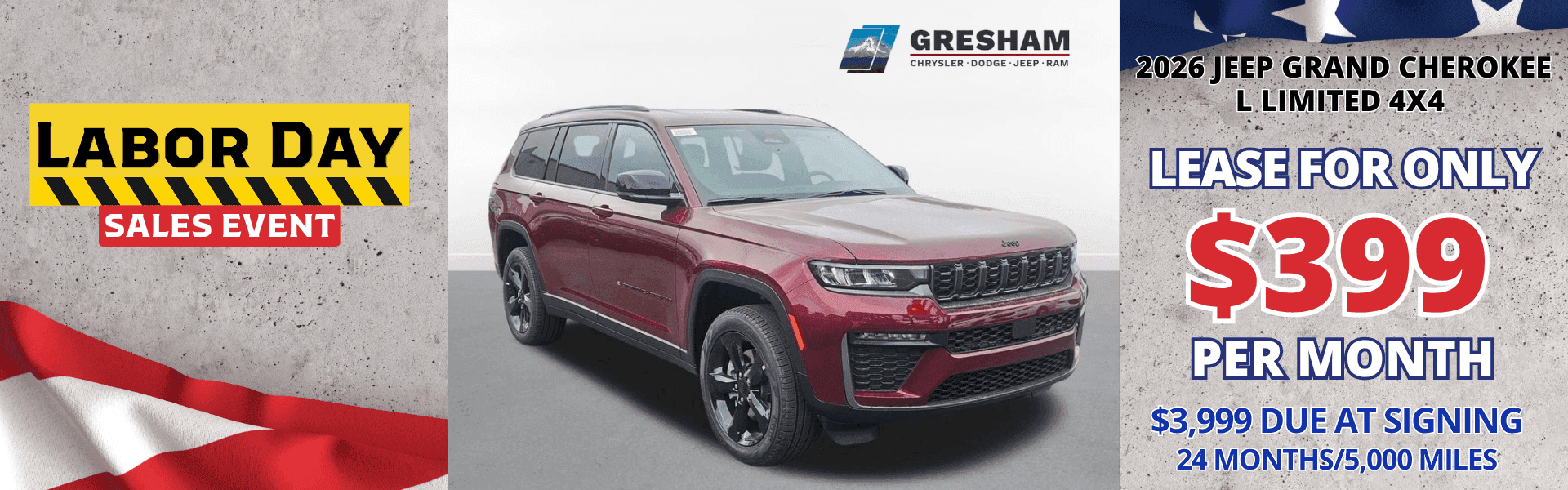 2026 Jeep Grand Cherokee L Limited Offer