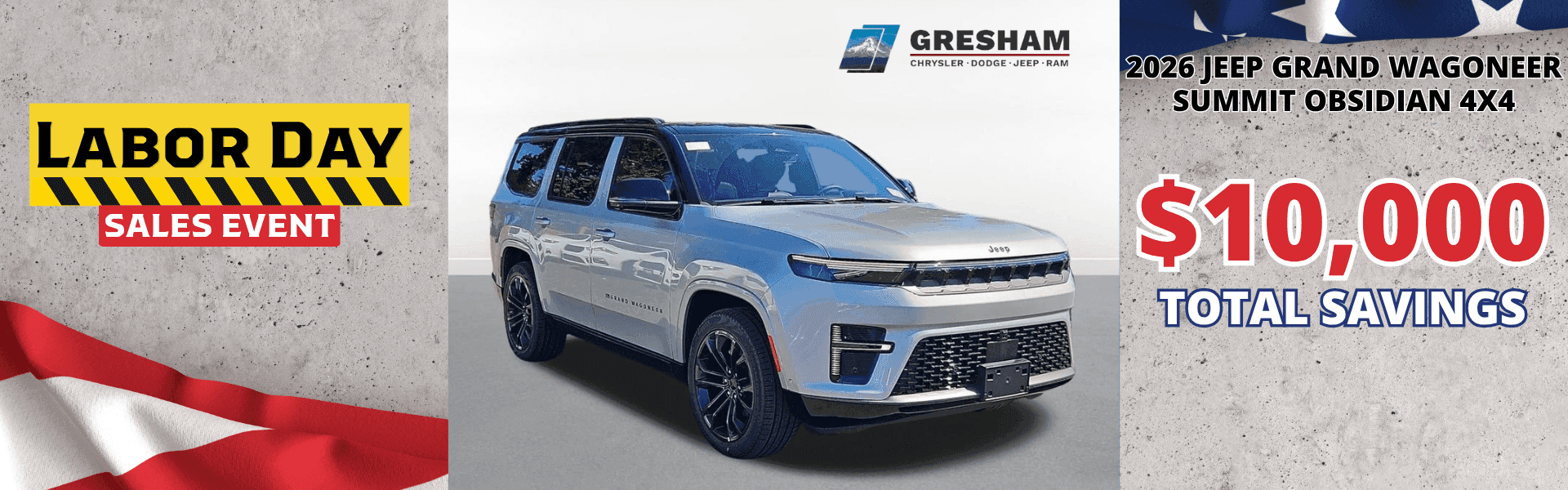 2026 Jeep Grand Wagoneer Summit Obisidian Offer