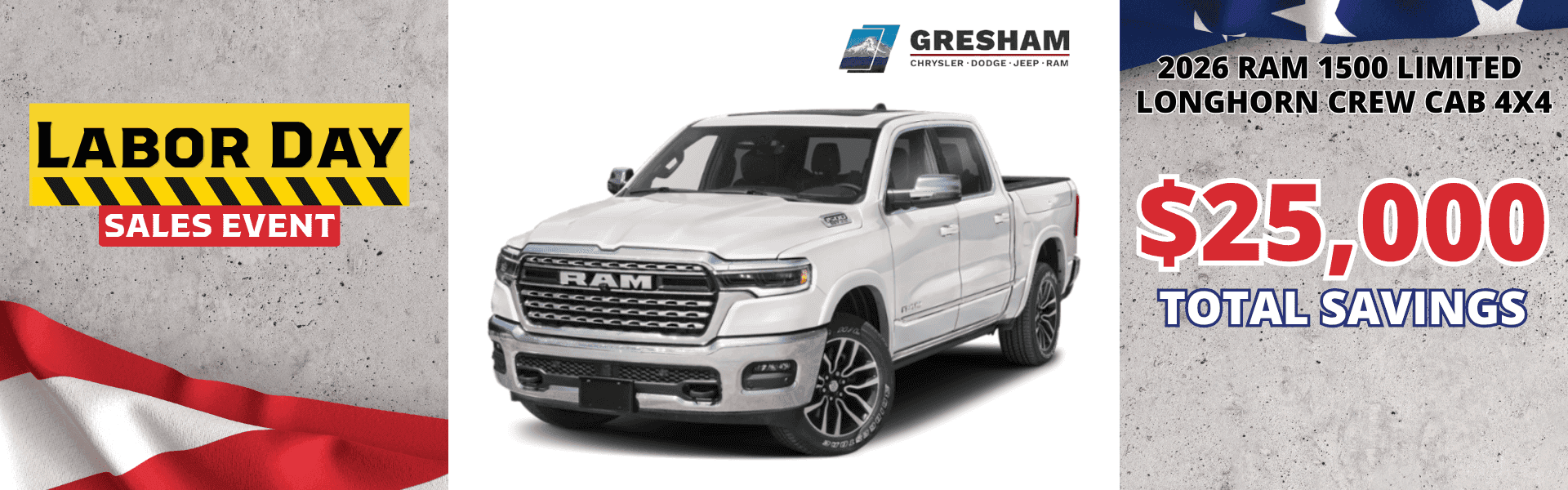 2026 Ram 1500 Limited Longhorn Offer